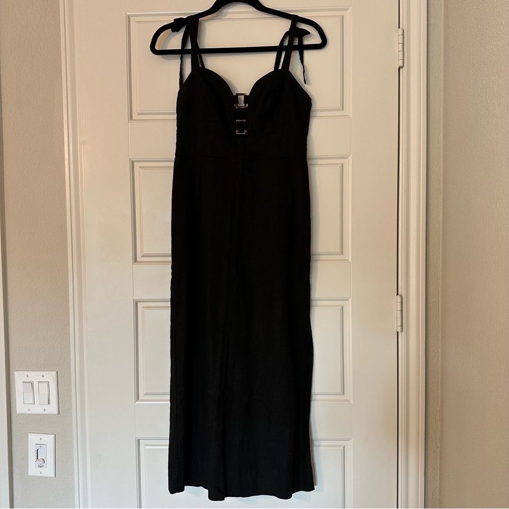 Topshop linen dress